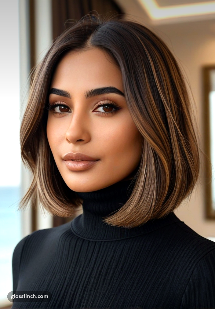 The power of face-framing layers for any face shape