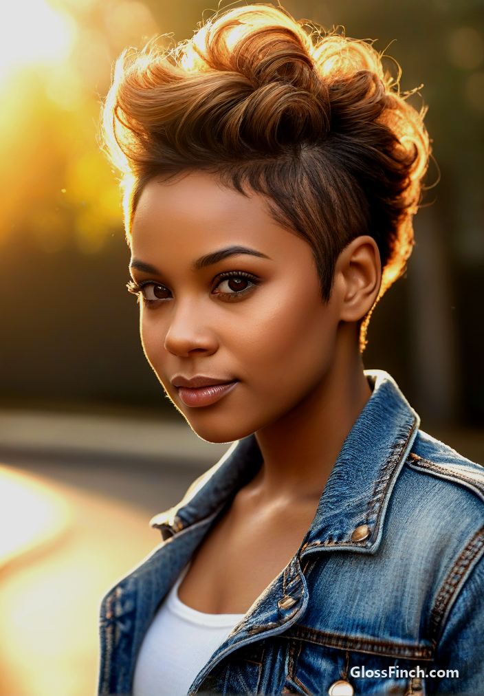 Wavy lob: the perfect blend of sophistication and play